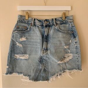 Pilcro/Anthropologie Denim Mini Skirt